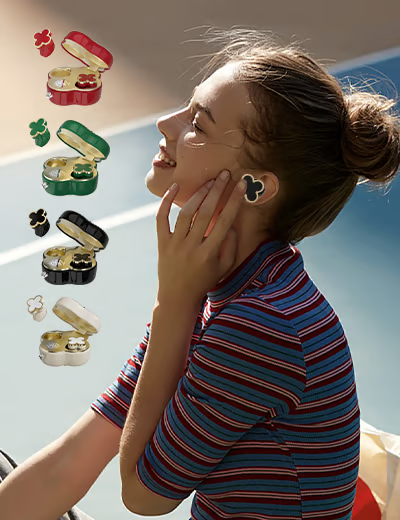 Four-Leaf Clover Bluetooth Headphones