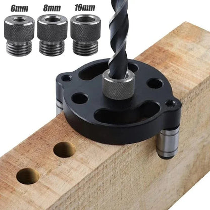 🔥Self-Centering Doweling Jig – Precise Drill Guide for Woodworking Holes