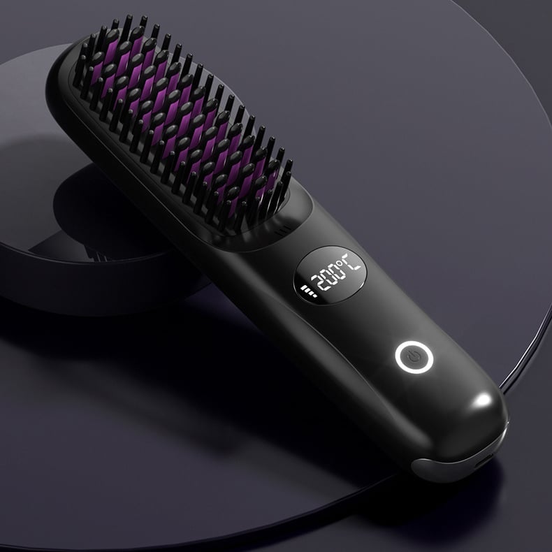 💖2-in-1 Straightening & Curling Cordless Hot Brush