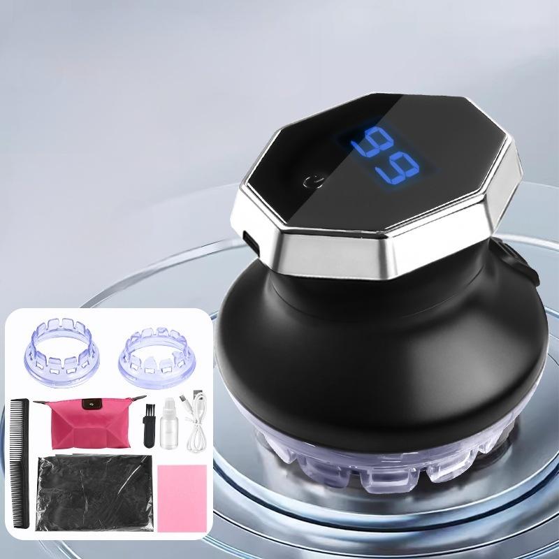 Circular Electric Hair Clipper with LED Display