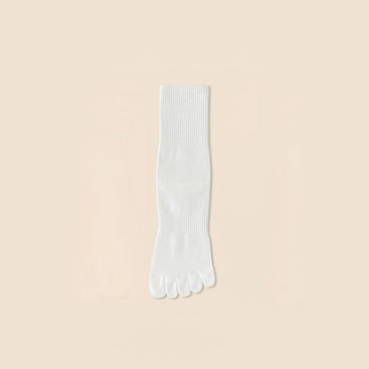 Five‐Toe Cotton Socks — Odor‐Control & Breathable