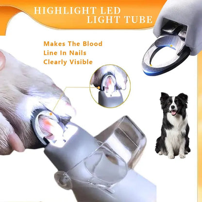 🎁LED Light Pet Nail Clippers - 5X Magnification