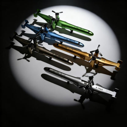 Military-Inspired LED Rifle Pen – Smooth Writing & Unique Design