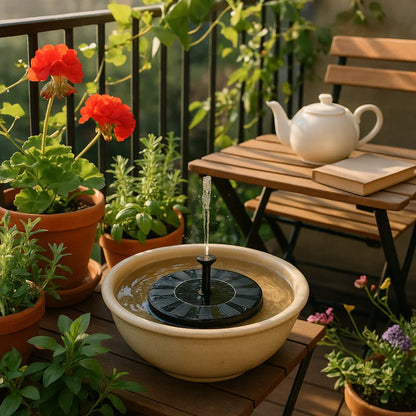 ☀️ Solar-Powered Fountain ✨Garden Oasis, No Wires No Hassle💦