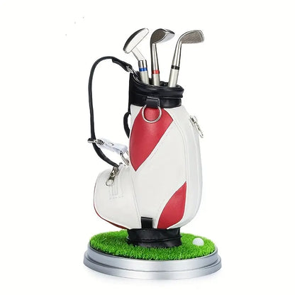 ⛳Golf Pen Holder + 3-Pen Set🏌️‍♂️Elevate Your Office Desk – A Hole-in-One for Style & Function