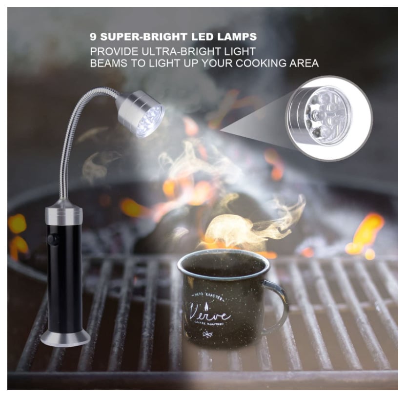 BBQ Grill Light – 360° Flexible Gooseneck LED Light with Magnetic Base