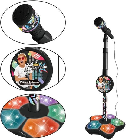 💥LAST DAY SALE 49% OFF💥Microphone Toy, Karaoke Machine Toy with Light