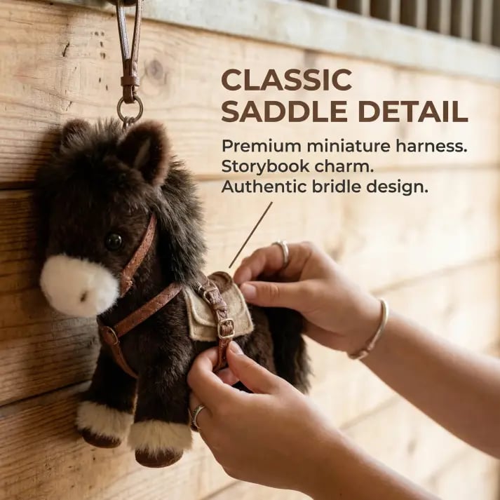 🔥LAST DAY 49% OFF🐎Plush Pony Bag Charm and Keychain