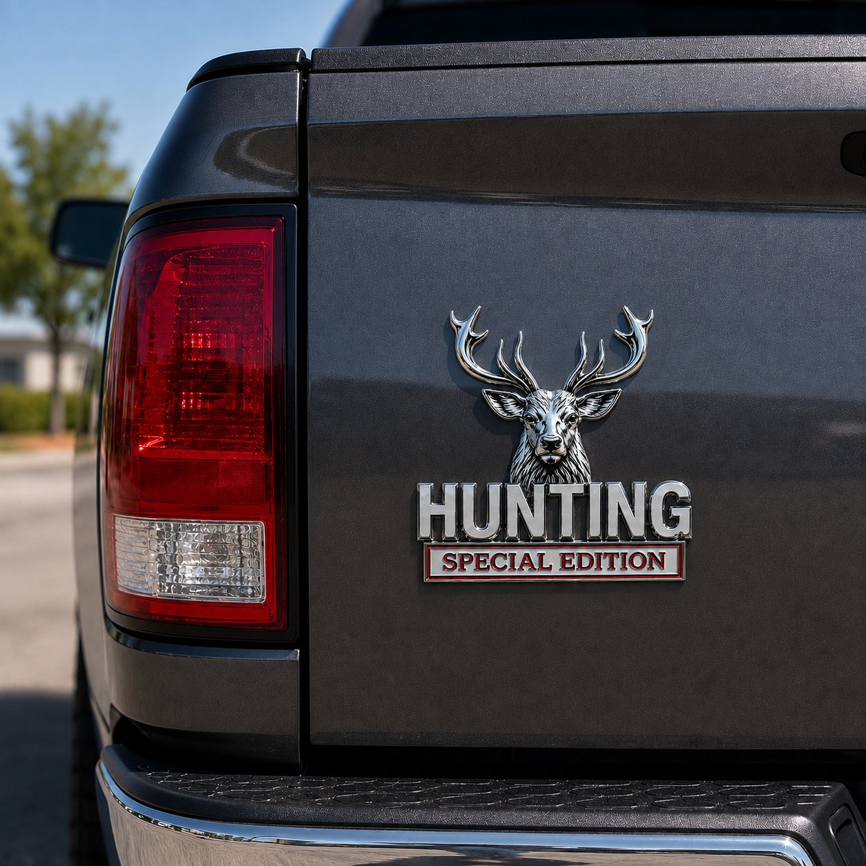 🦌 Premium 3D Deer Emblem Sticker – Upgrade Your Vehicle With Outdoor Style