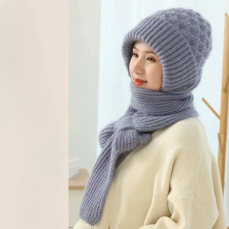 🎄Winter Versatile Knitted Hooded Scarf for Women
