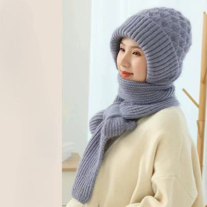 🎄Winter Versatile Knitted Hooded Scarf for Women