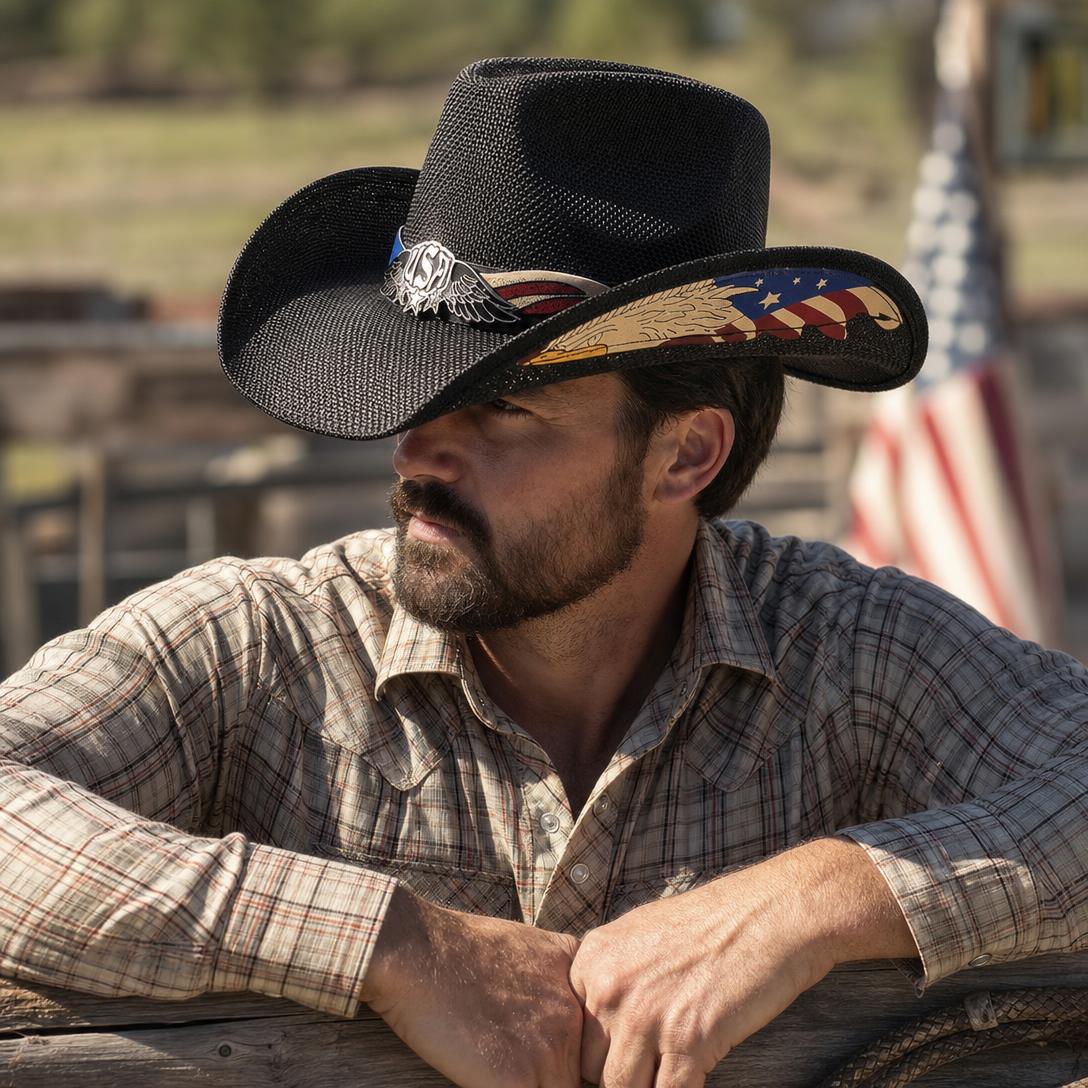 America 250 Patriot Cowboy Hat - Celebrate America's 250th Anniversary With Strength, Freedom & Pride