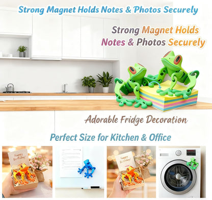 🐸 3D Printed Magnetic Frog | Articulated Fidget Toy & Decor