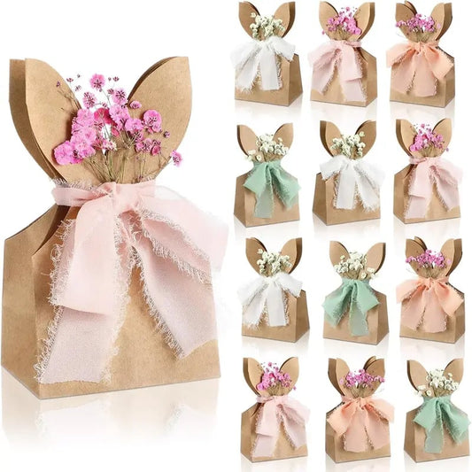 🔥🐇 Boho Bunny Easter Goodie Bags Set(✨24 Pcs)