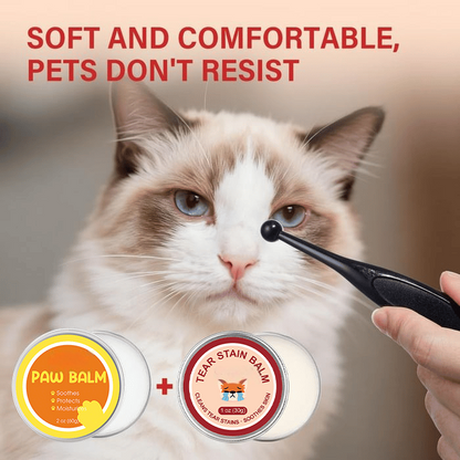 Pet Tear Stain Protection Cream & Brush Set