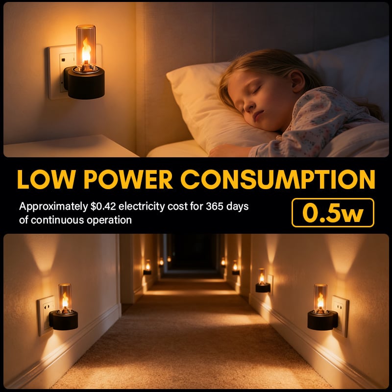 🔥USB Realistic Flame Ambient Lamp