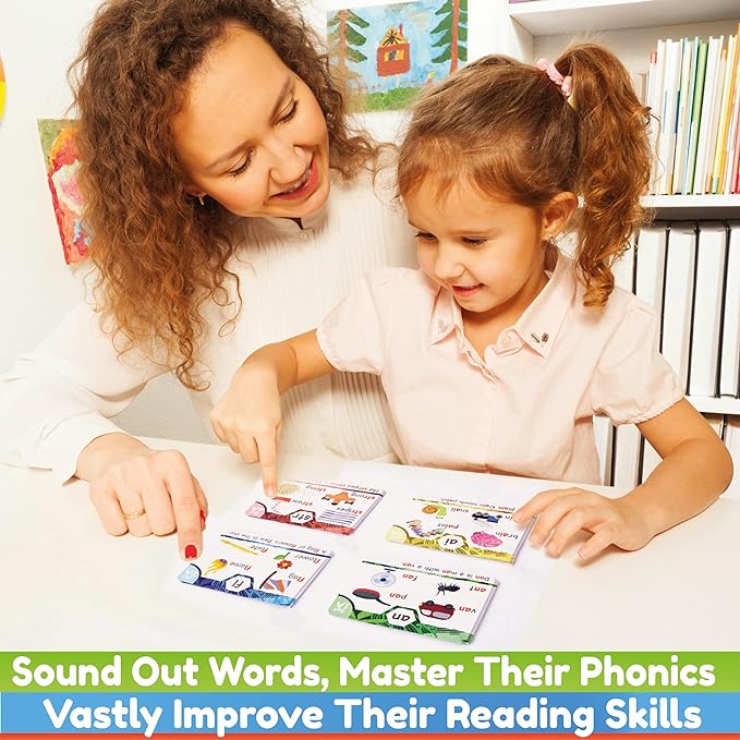 🔥Learn to Read Phonics Flash Cards Color-Coded - Learn to Read in 20 Stages