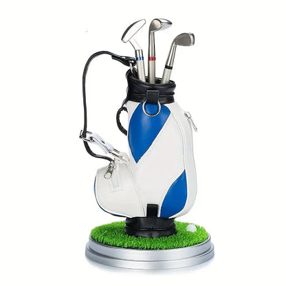 ⛳Golf Pen Holder + 3-Pen Set🏌️‍♂️Elevate Your Office Desk – A Hole-in-One for Style & Function