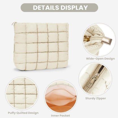 ✨Solid Color Quilted Design Clutch