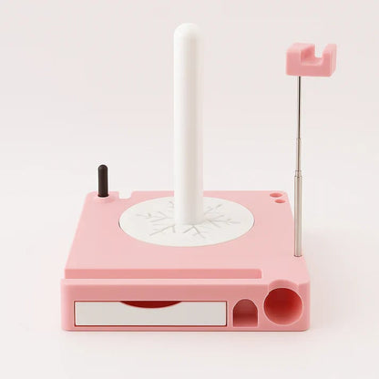 🔥Spinning Yarn Holder with Tool Storage