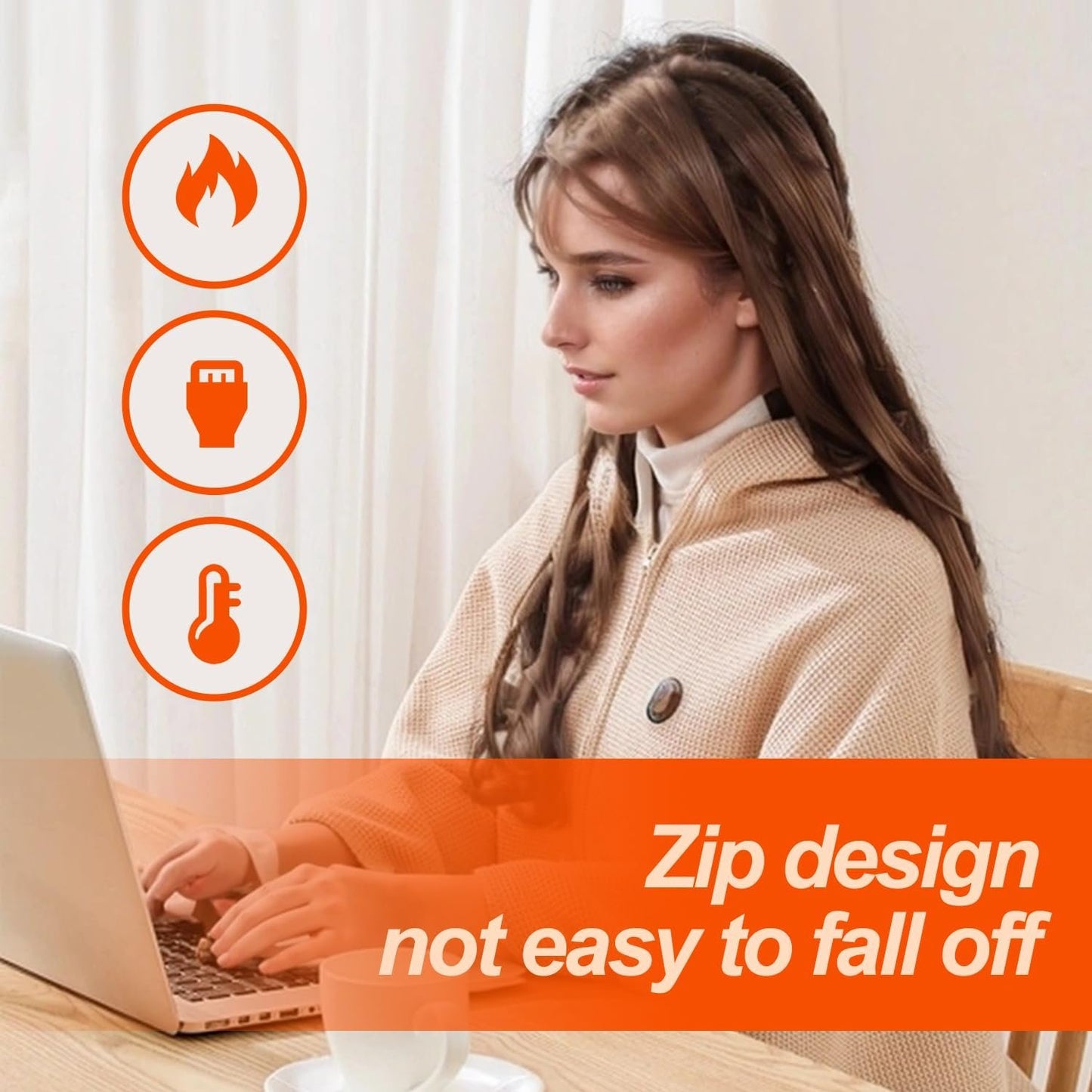 🎄🔥Portable Heated Blanket Shawl