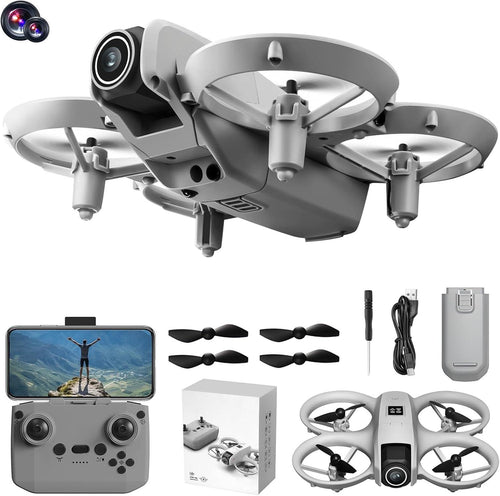 📸Dual Camera Mini Drone with Obstacle Avoidance🛩️ – Stunning Aerial Shots ✨