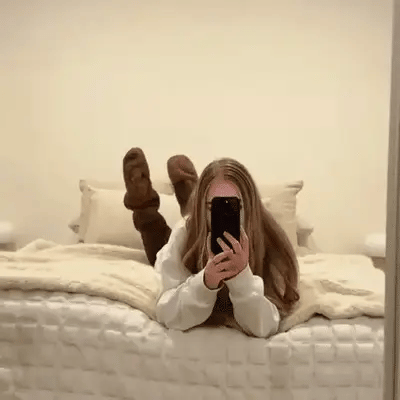 💕Velvety Fleece Knee Socks For Christmas❄️