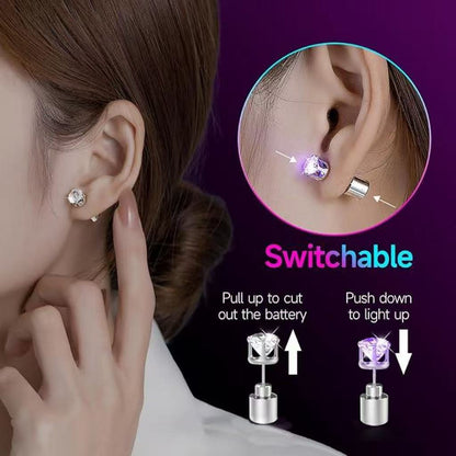 🔥Christmas Early Discount✨LED Earrings, Light Up Stud Earrings