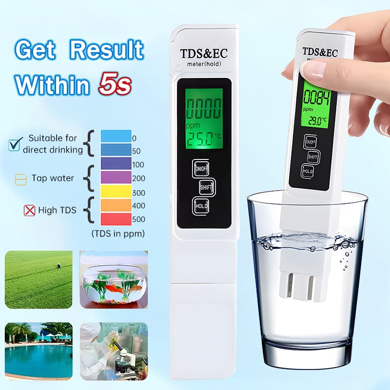 🔥Hot Sale 49% OFF🔥2026 All-New 4 in 1 Digital Water Tester