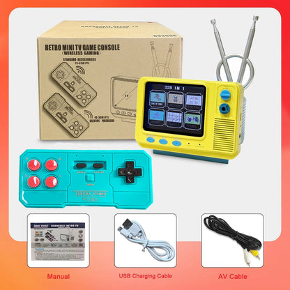 Retro Mini TV Game Console with Wireless Controller