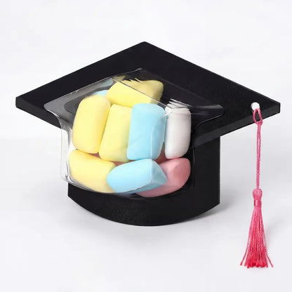 30-pack graduation cap candy cards, 2026 graduation candy dome greeting card gift with tassel chocolate box
