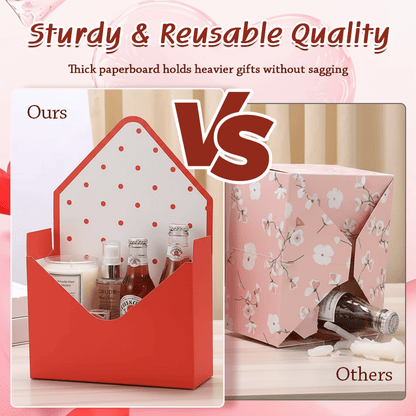 ❤️Valentine’s Day Open-Top Gift Basket Box