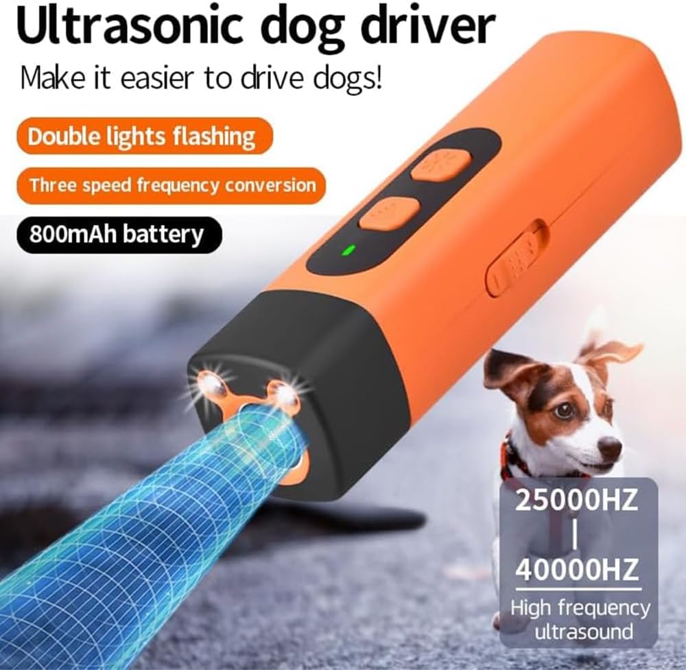 🏆 50K+ SOLD! – Almost Gone🔥Ultrasonic Dog Bark Deterrent Device – Humane & Effective Dog Repeller