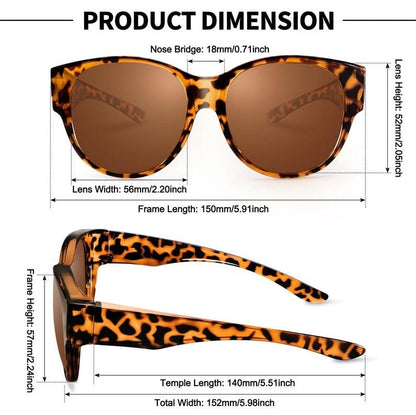 📢😎2026 New Polarized UV400 Protection Trendy Round Cat-eye Sunglasses 😺🕶️