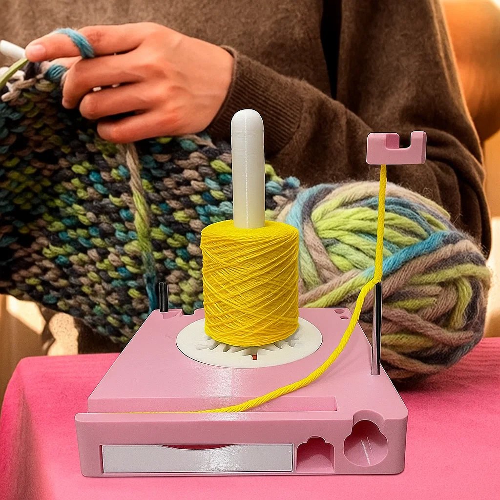 🔥Spinning Yarn Holder with Tool Storage