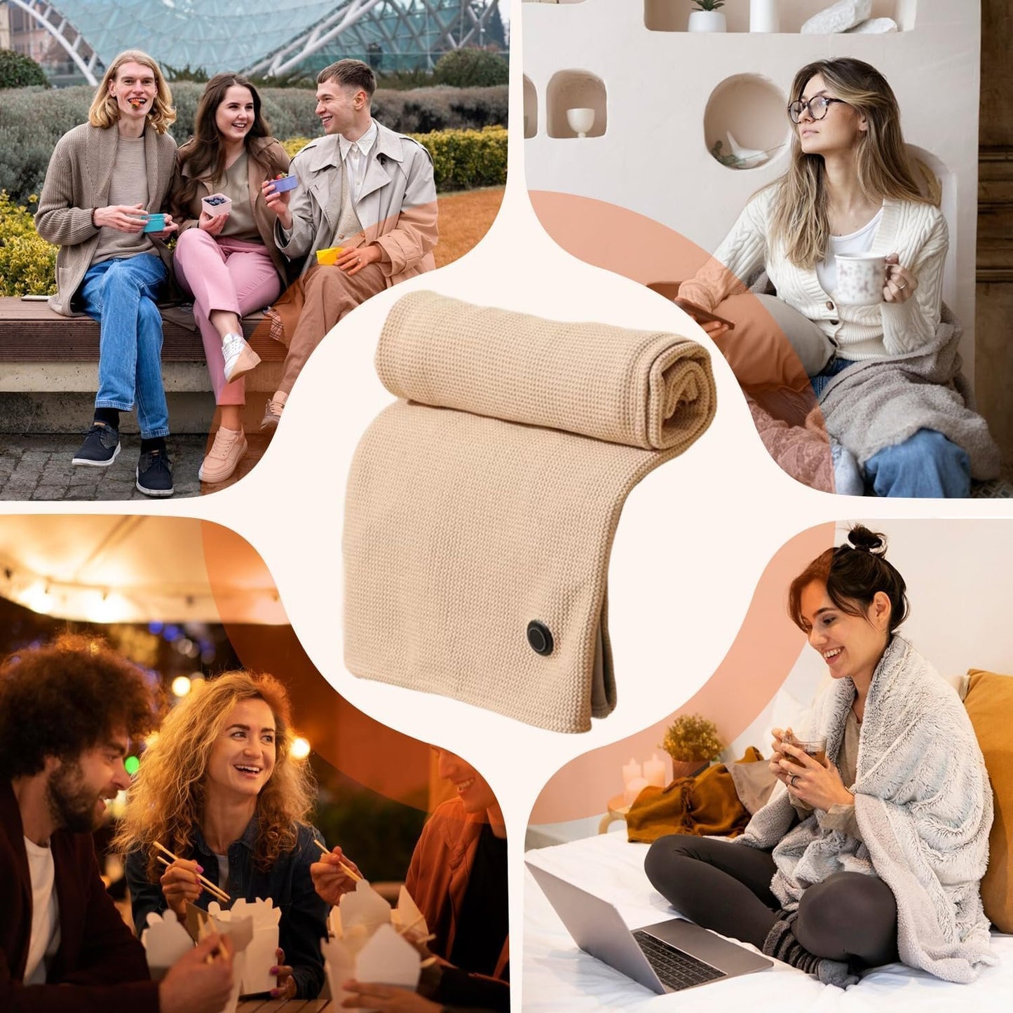 🎄🔥Portable Heated Blanket Shawl