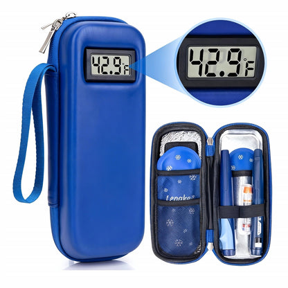 🏆Flash Sale 49% OFF -- ⏰❄️Insulin Cooler Travel Case with Temperature Display