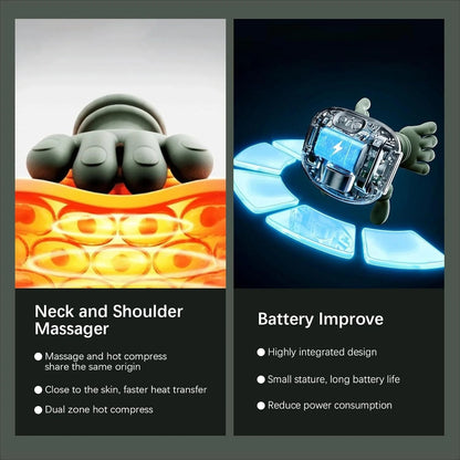 🎅Christmas Hot Sale 49% Off🎁3D Shiatsu Neck Massager + Heat 🔥