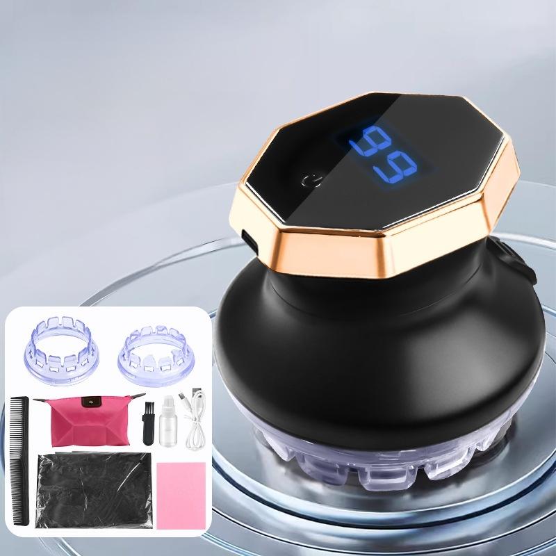 Circular Electric Hair Clipper with LED Display