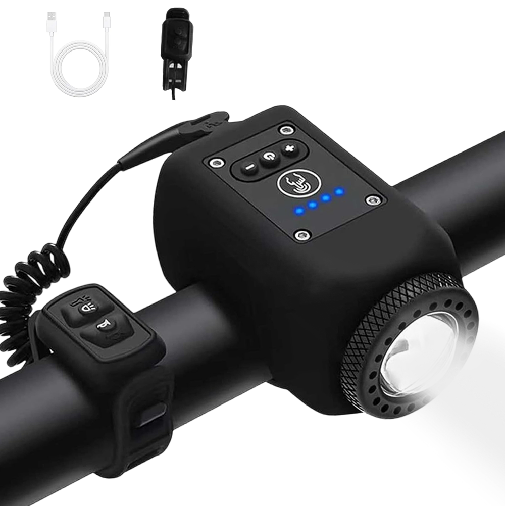Bike Electronic Horn with Large Range Floodlight
