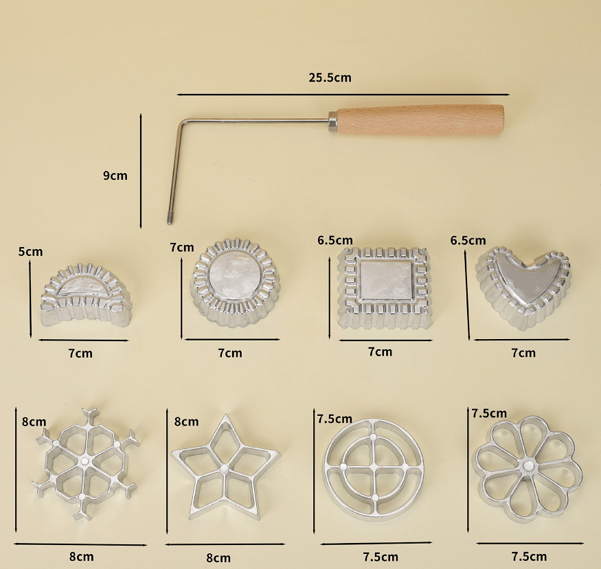 Nordic-Style Rosettes & Timbale Pastry Mold Set