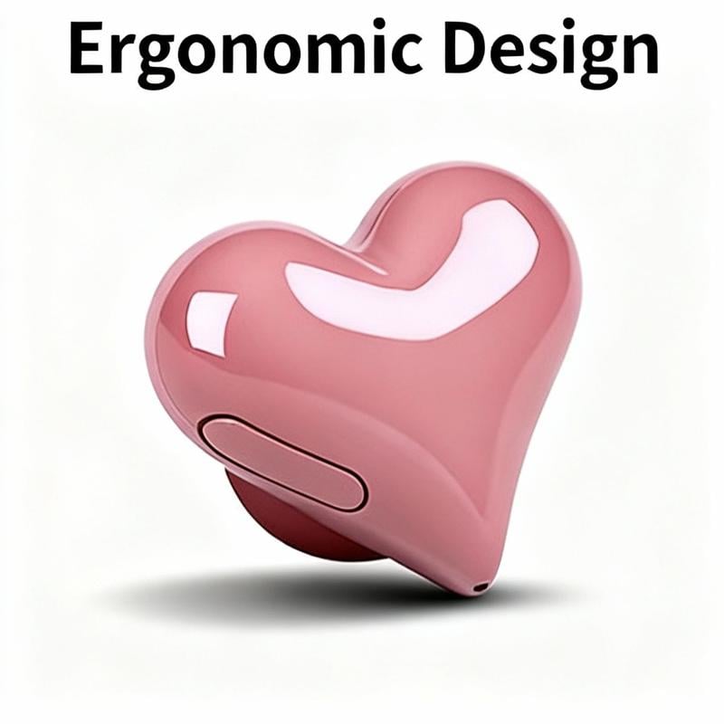 🔥HOT SALE 49% OFF❤️Heart Shape Wireless Noise Cancelling In-Ear Gaming Headset with LED Touch Control