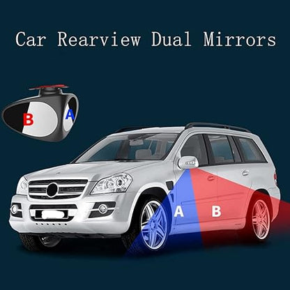 🚗HD Car Blind Spot Elimination Mirror - 360° Rotatable, Rain/Fog Resistant