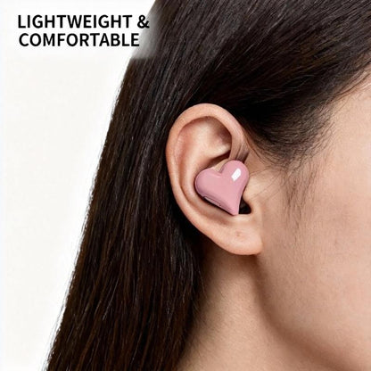 🔥HOT SALE 49% OFF❤️Heart Shape Wireless Noise Cancelling In-Ear Gaming Headset with LED Touch Control