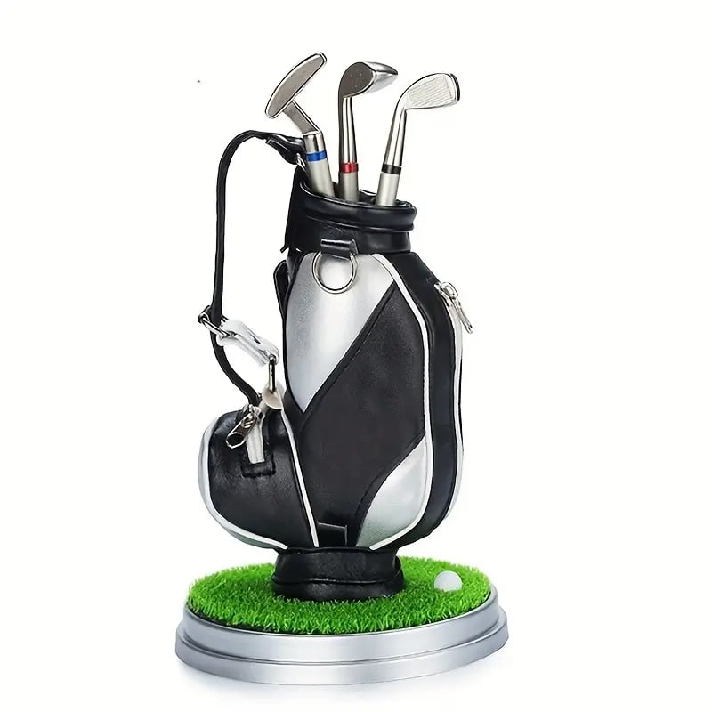 ⛳Golf Pen Holder + 3-Pen Set🏌️‍♂️Elevate Your Office Desk – A Hole-in-One for Style & Function