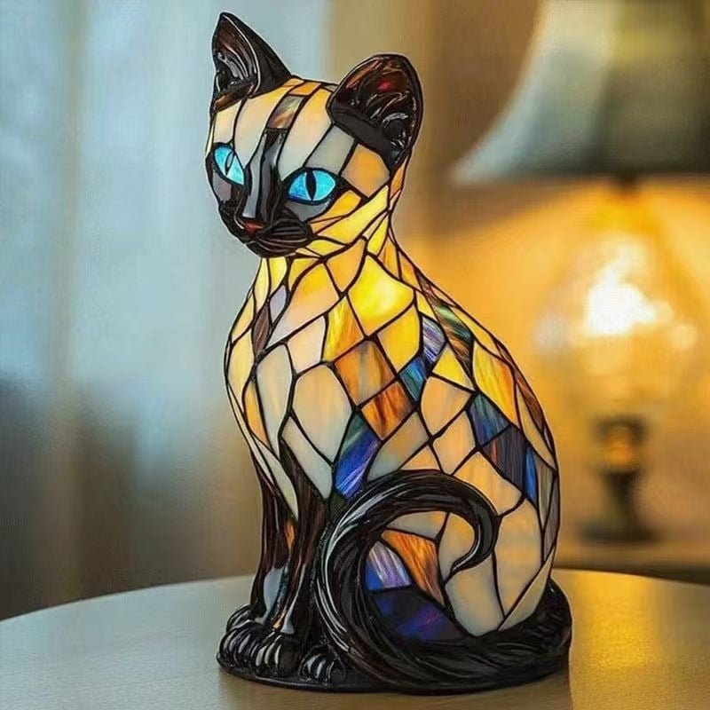 Luminous Cat Artist Crafted Light with Honest Warmth