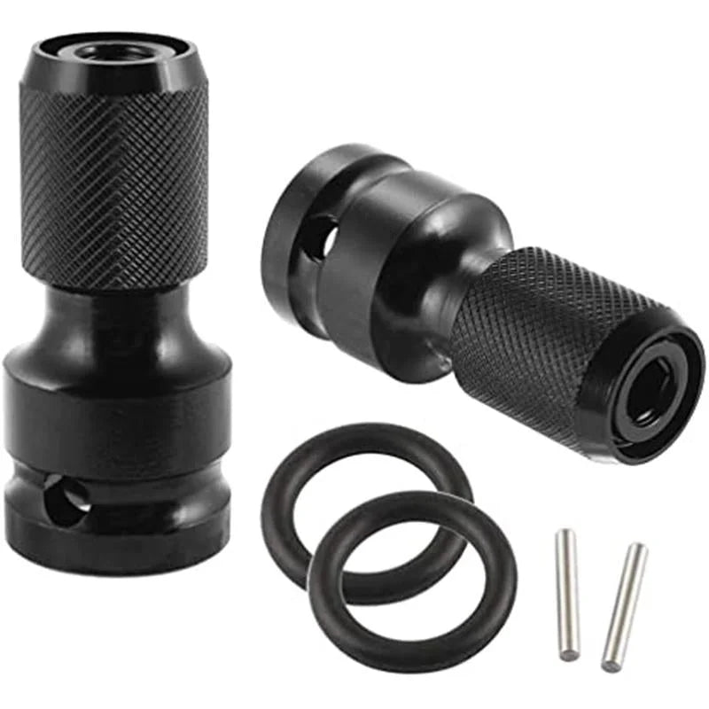 💥 1/4" Hex Shank Socket Converter – 1/2" to 1/4", Quick Release ⚙️