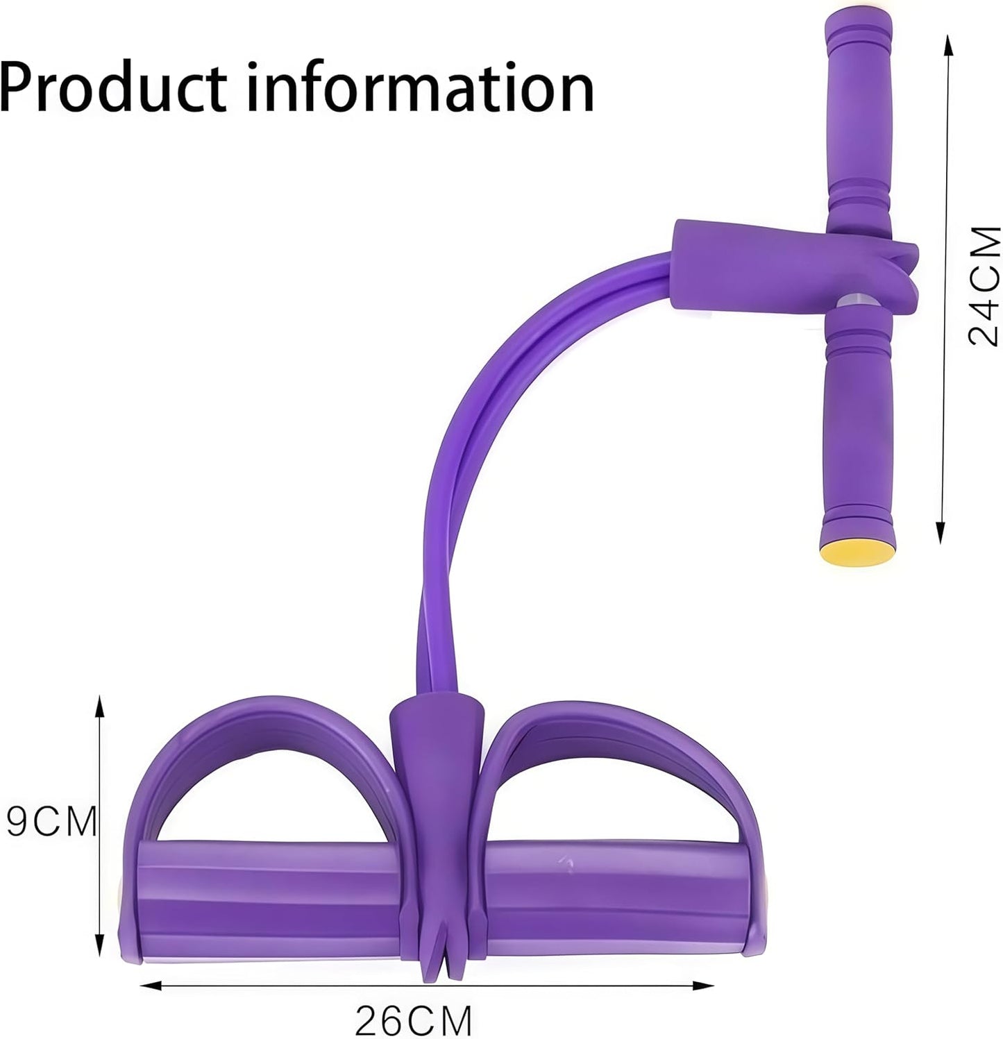 8-Tube Pedal Resistance Device - Detachable And Adjustable Pedal Resistance Device