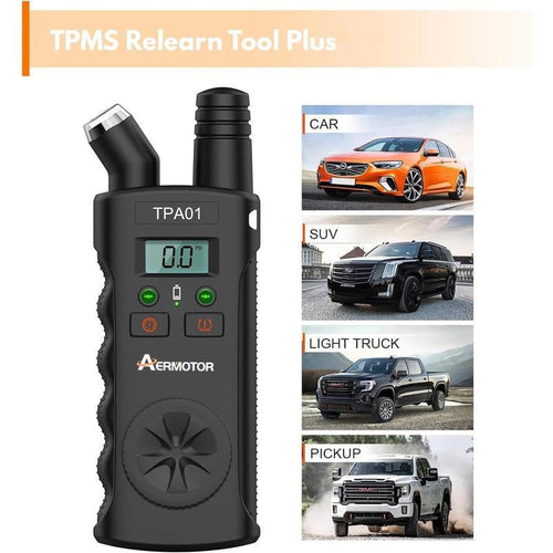 TPMS 2-in-1 Relearn Tool & Digital Tire Pressure Gauge