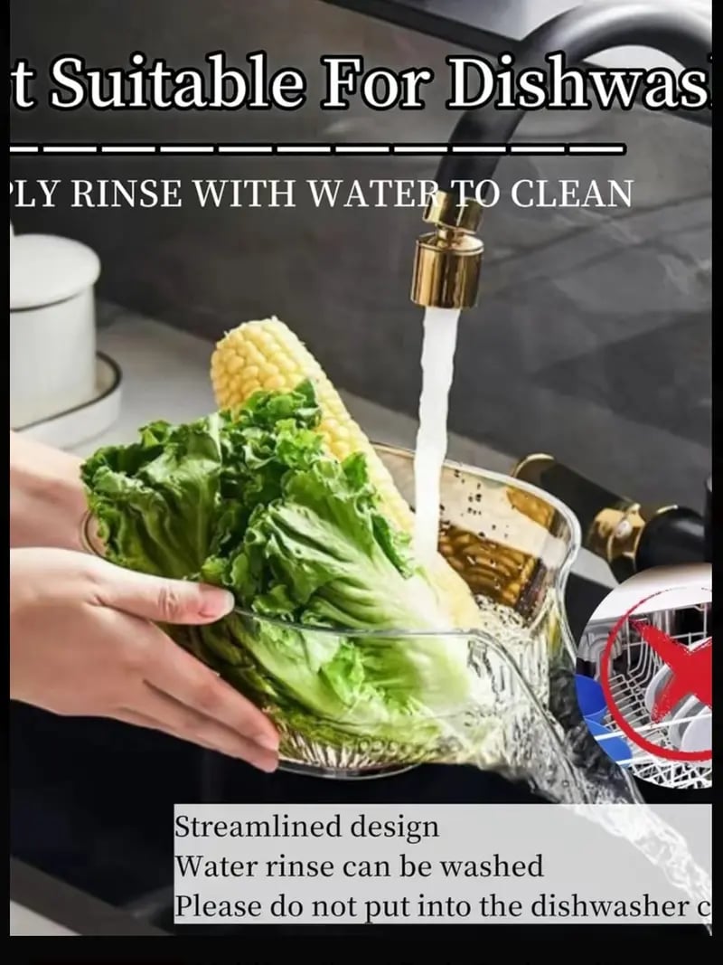 Buy 1 Get 1 Free Fruits and vegetables Drain Basket